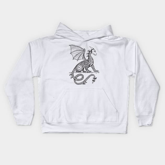 Dragon Kids Hoodie by LauraKatMax